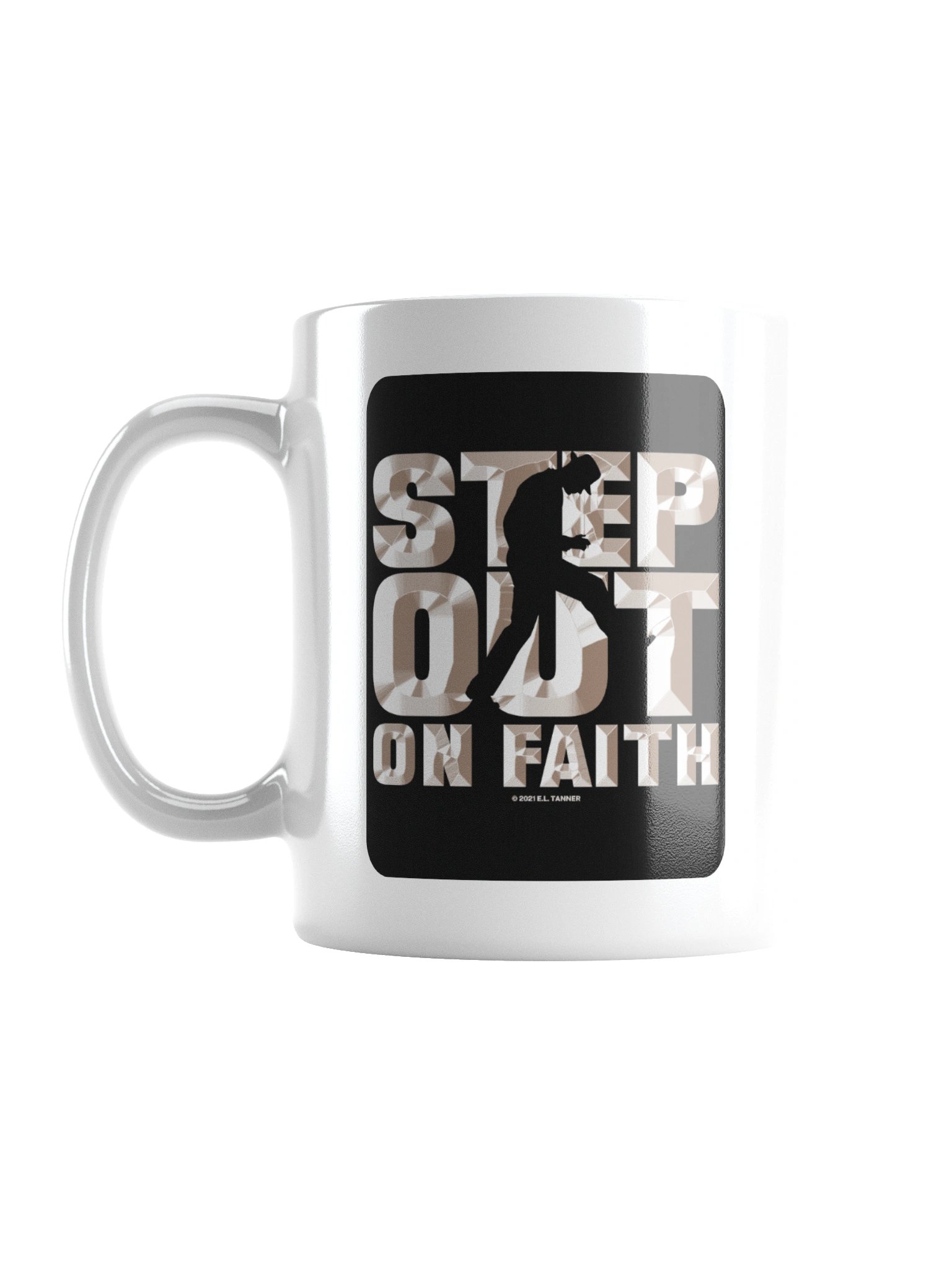 Step Out on Faith Wht, Mug BV product image (1)