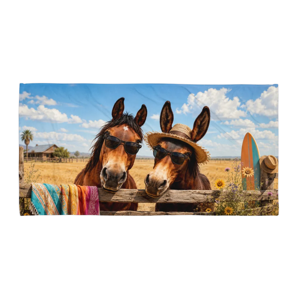 Meet Me at the Fence — Cabo & Delilah Beach Day Towel product image (1)