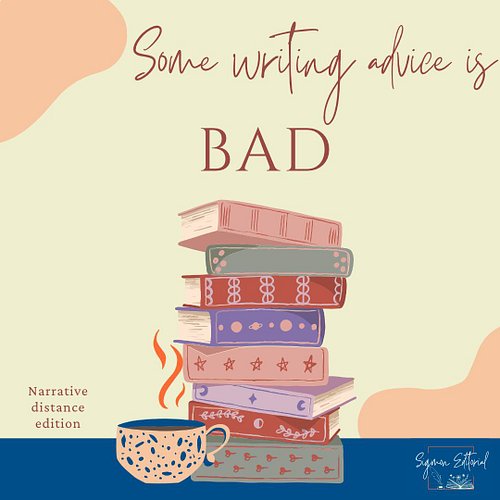Narrative distance is a fantastic tool once you've mastered it. Until then, it's a pain in many writers' sides.

#WritingTip ...