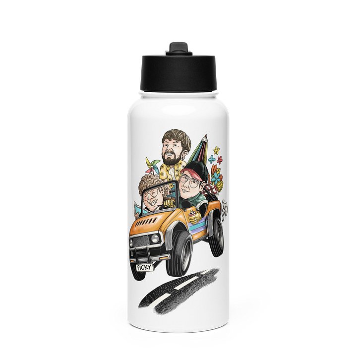 Summer Drive Stainless Steel Water Bottle product image (2)