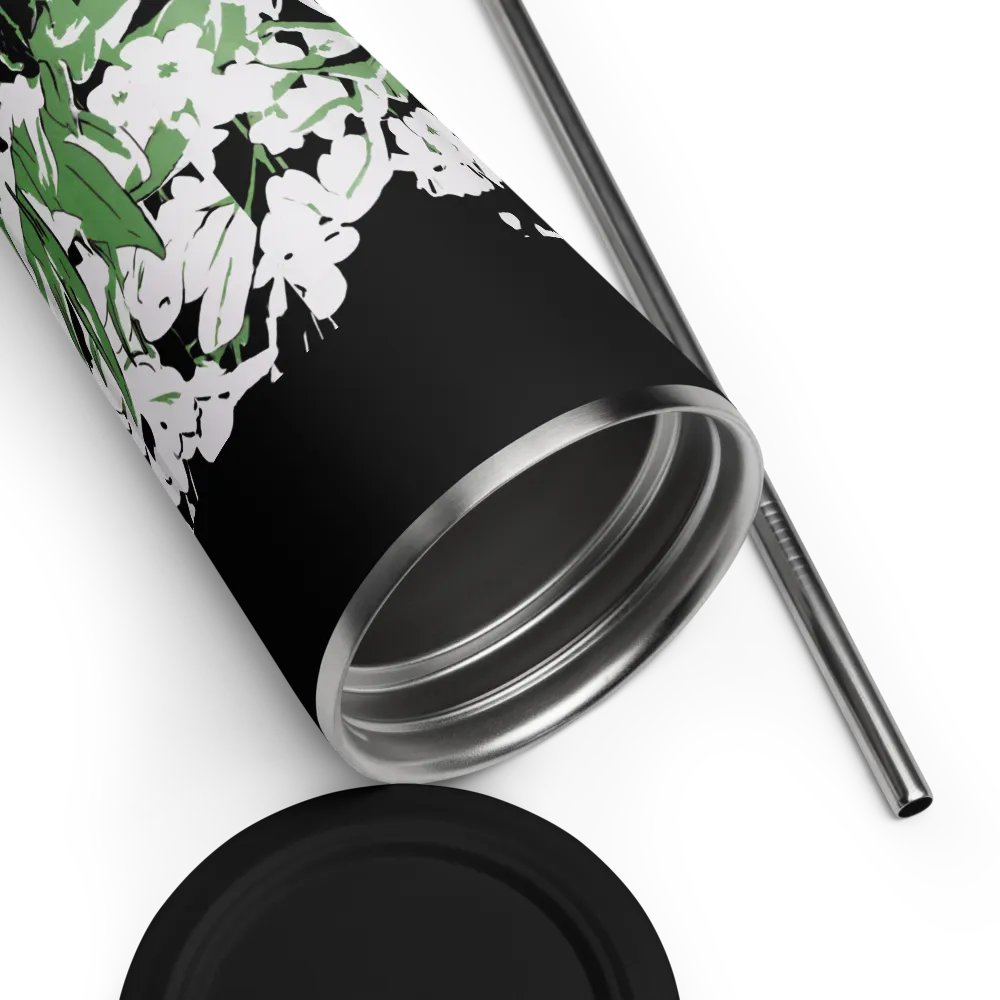 Garden Insulated Tumbler with Straw product image (12)