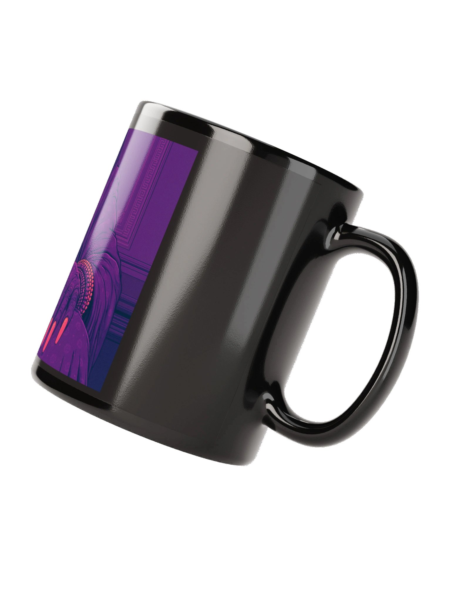 MAGIC OUIJA CAT - BLACK COFFEE MUG product image (4)