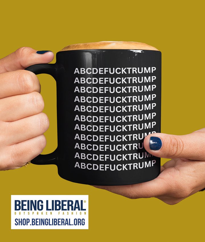 ABCDEFUCKTRUMP Mug - Being Liberal product image (2)