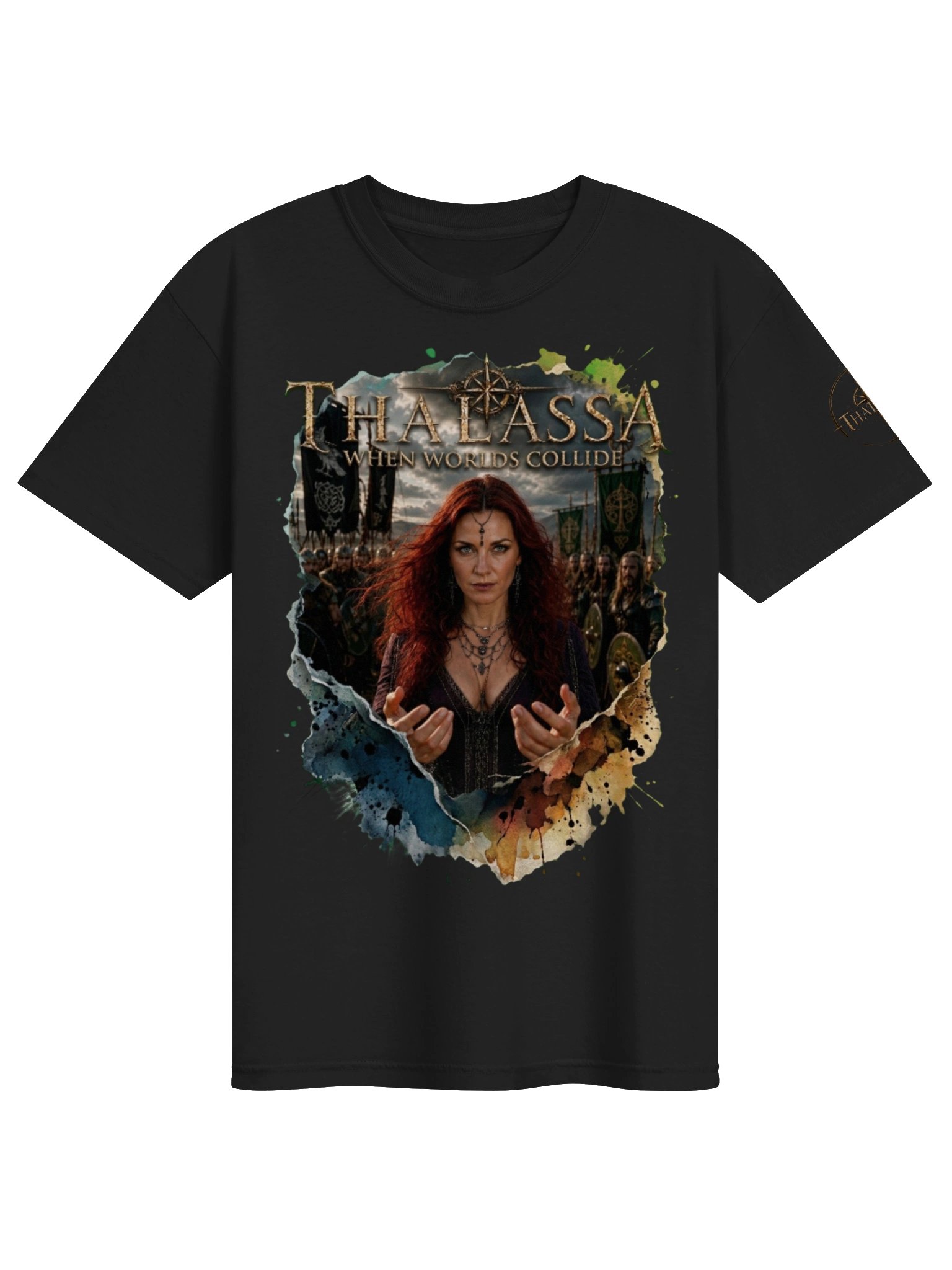 THALASSA Nilah Version - "When Worlds Collide" Heavyweight Official T-Shirt product image (1)