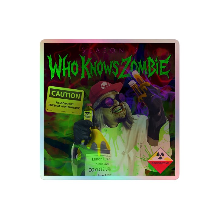 WhoKnowsZombie - The Scientist Holo Sticker product image (2)