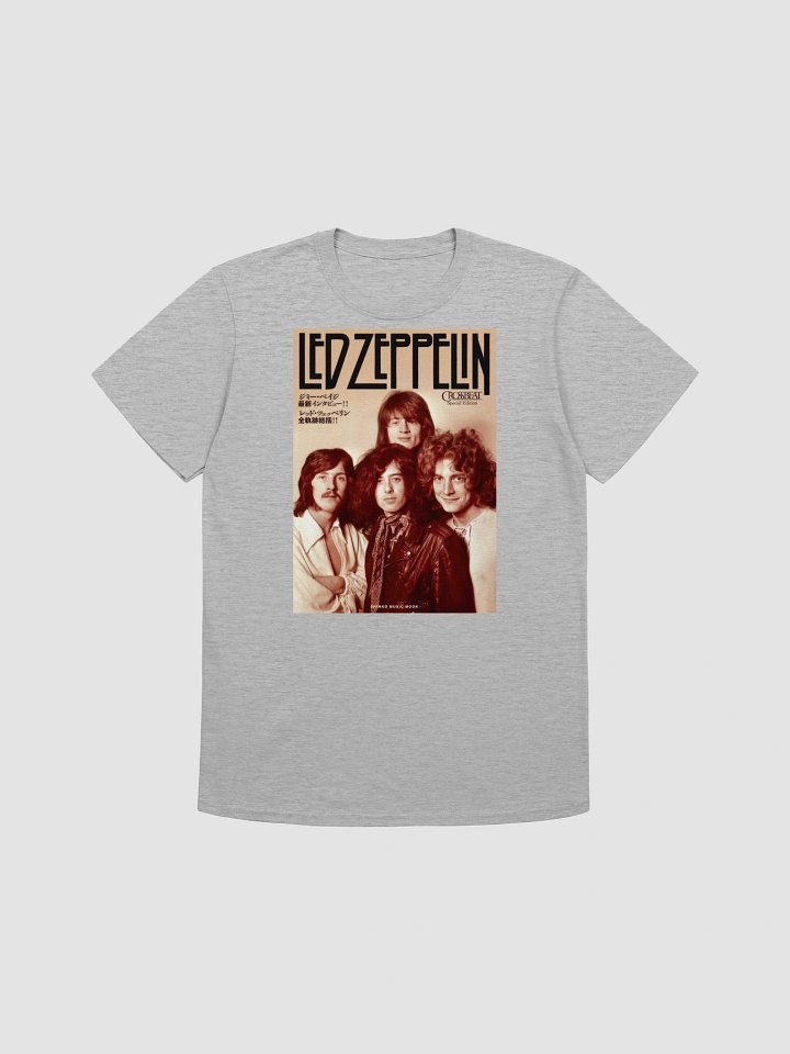 Led Zeppelin Vintage Band Portrait T-Shirt | Classic Rock Icon Graphic Tee product image (1)