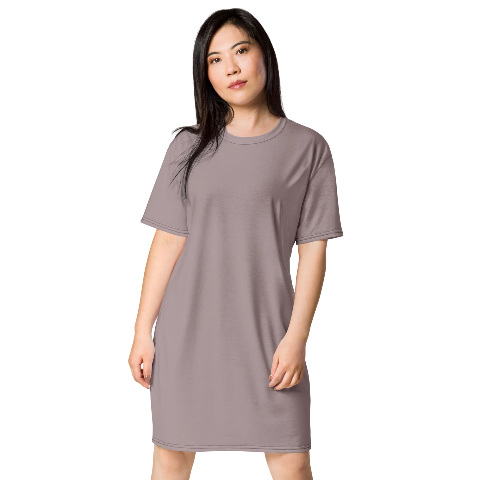 Oversized T-Shirt Dress - Soft Careys Pink, Sizes 2XS-6XL product image (1)