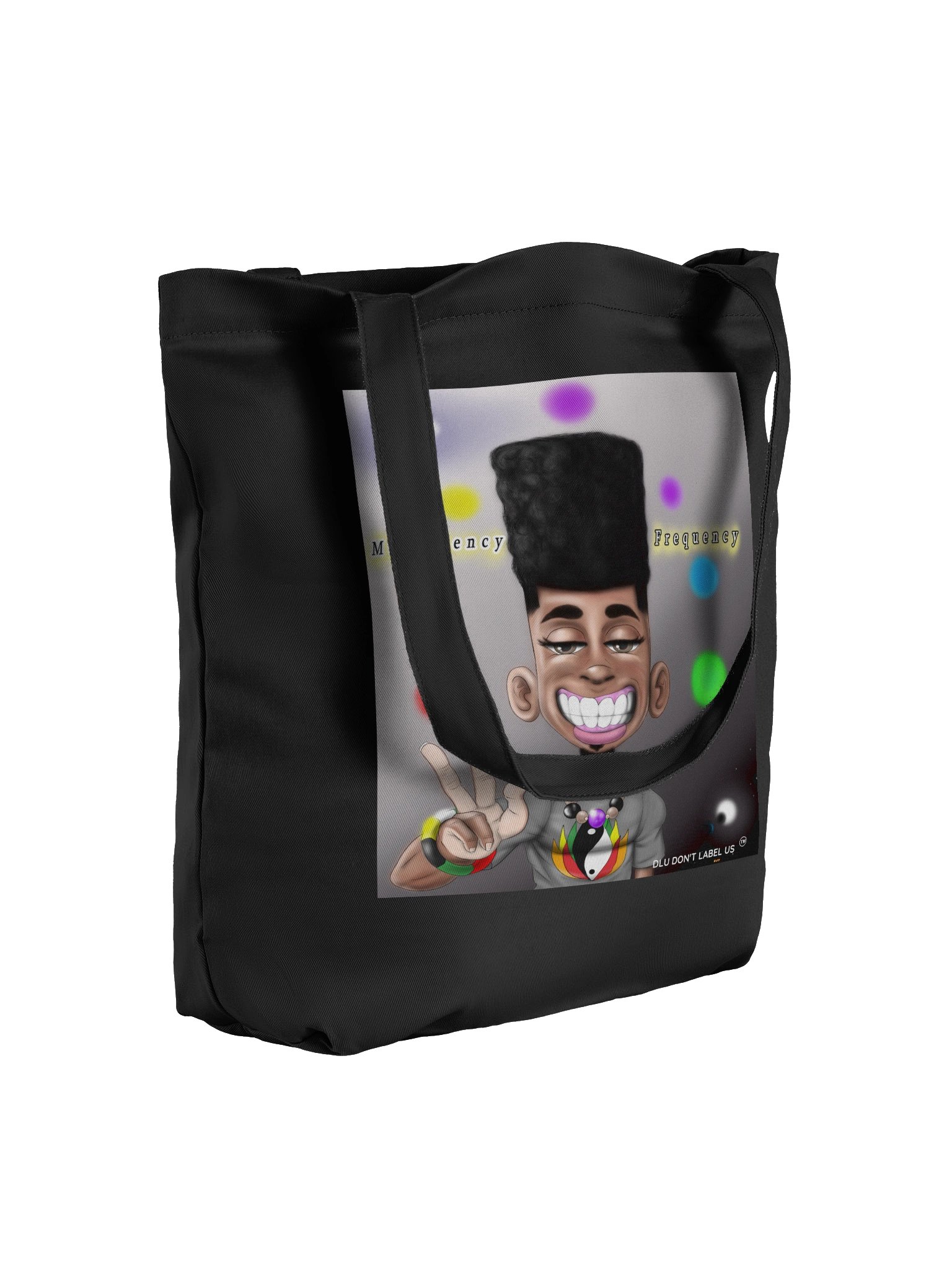 MusEquency Peace Sign Tote Bag product image (7)