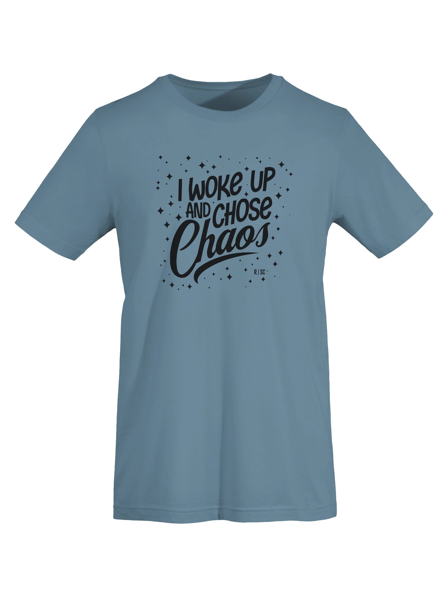 Woke Up and Chose Chaos T-shirt (Black) product image (7)