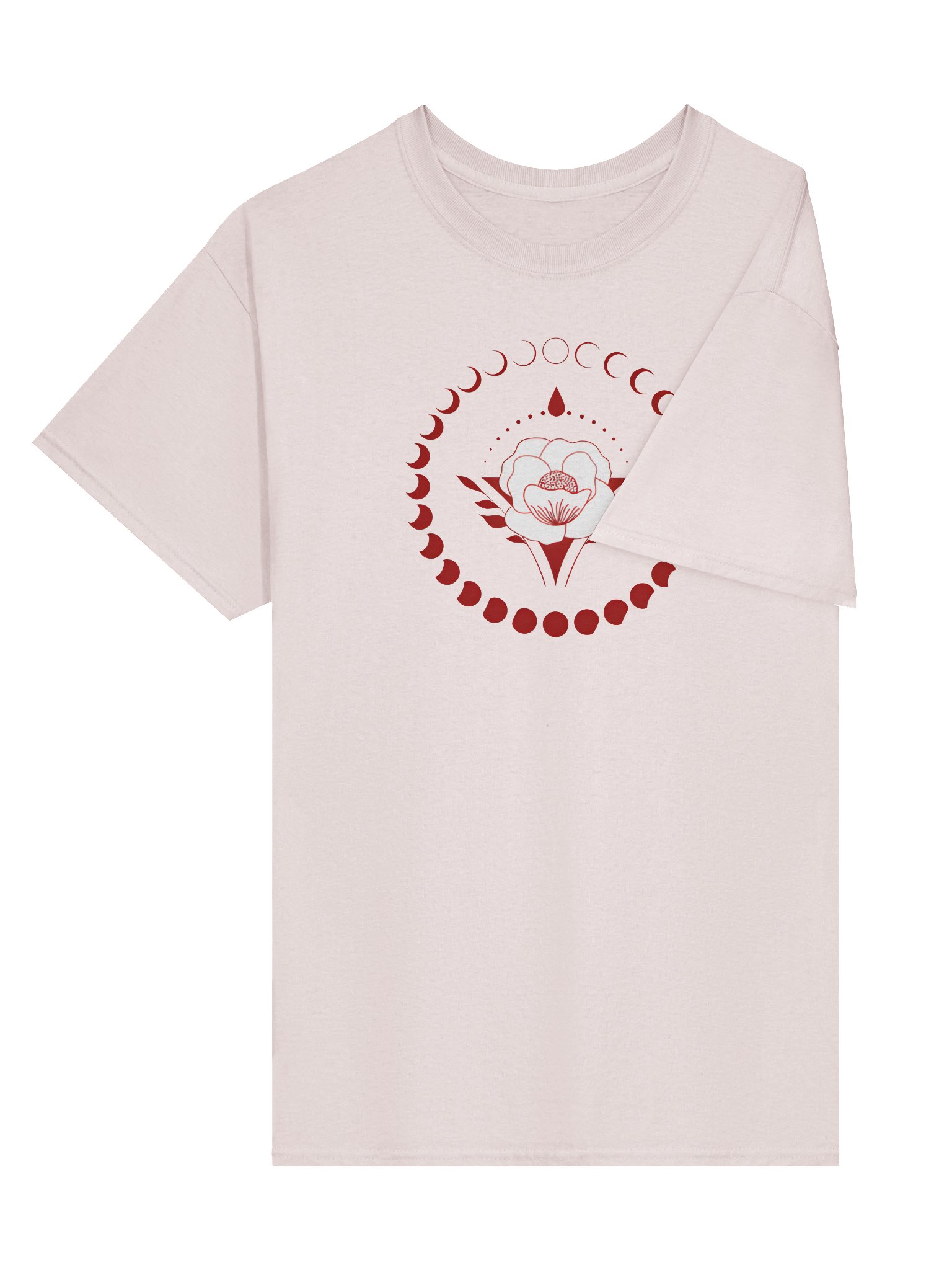 Mystic Full Moon Blooming Rose Well Women Rising T-Shirt product image (27)