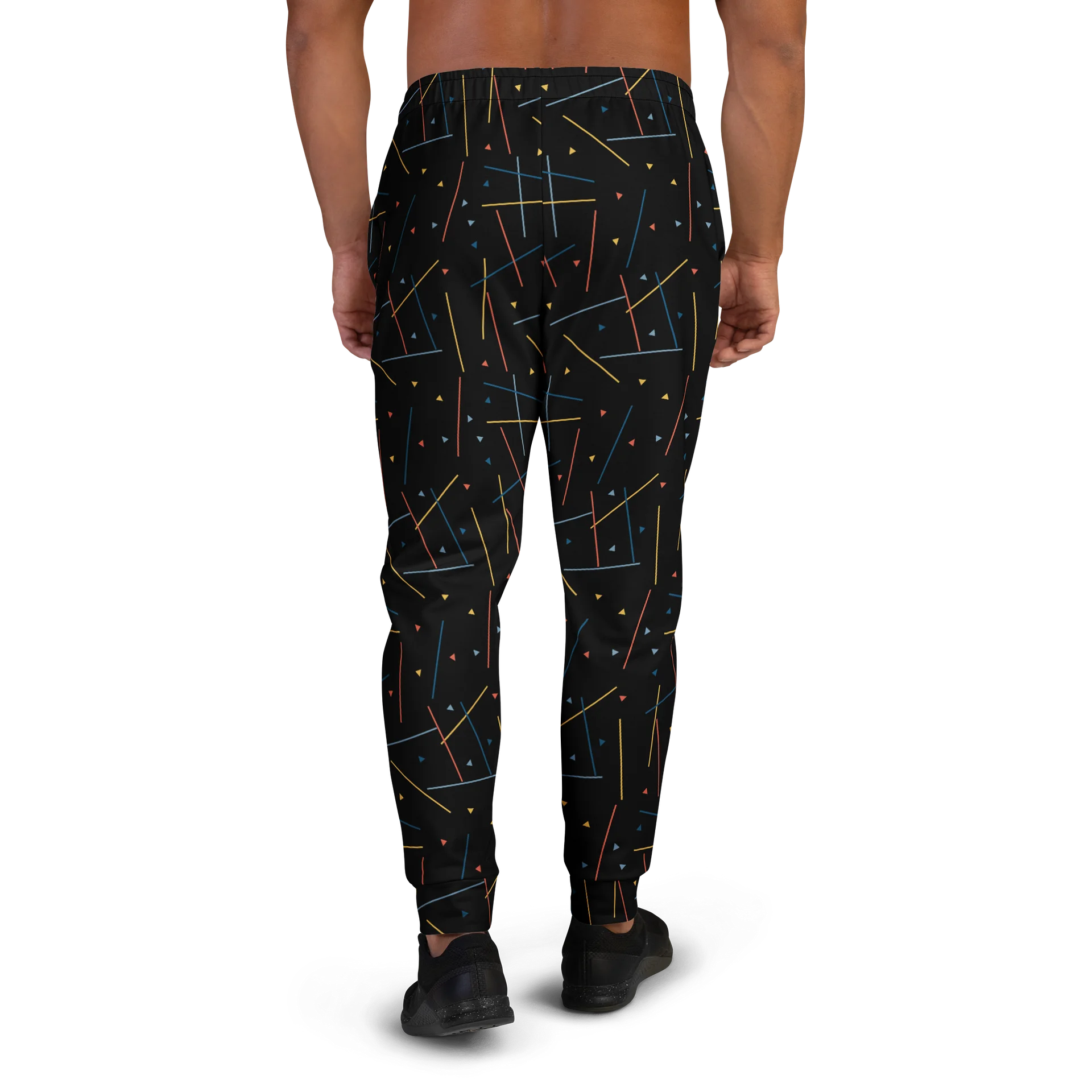 Comfort Men's Joggers in Geometric Memphis Sporty Style product image (3)