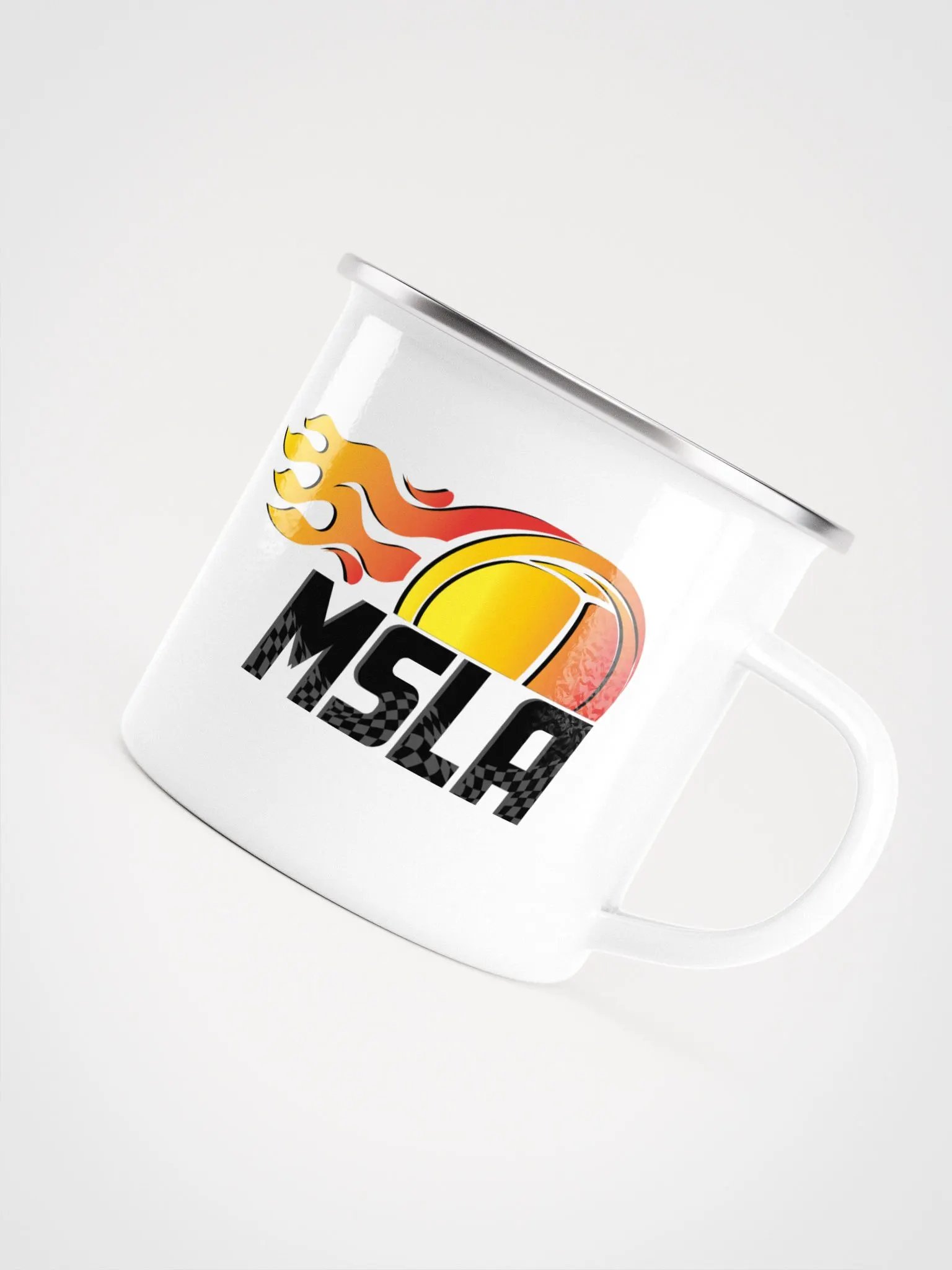 MSLA Logo Enamel Mug product image (1)