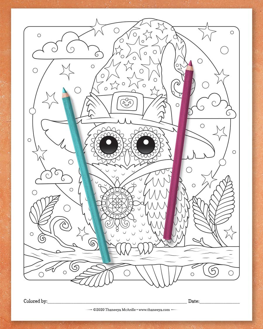 Halloween Coloring Pages product image (8)