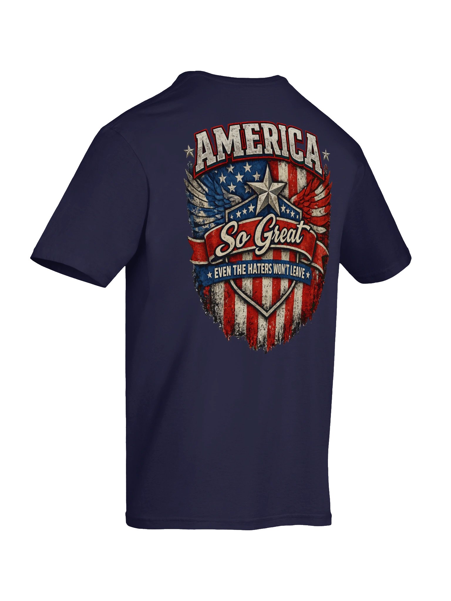 America So Great - BACK Print Patriotic T-Shirt product image (5)