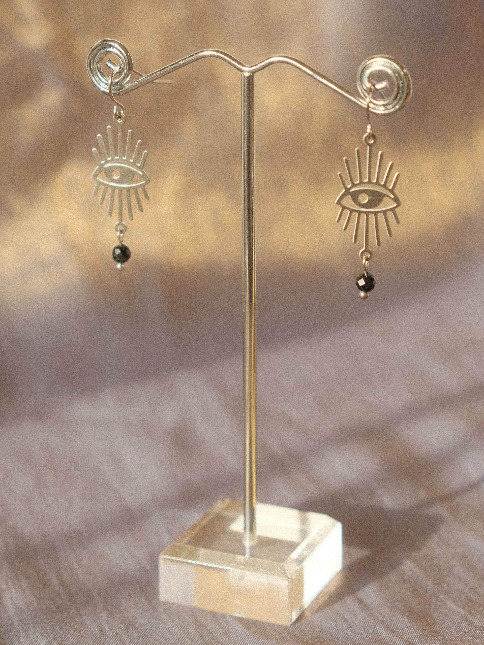 Tourmaline Eyes Open Earrings product image (6)