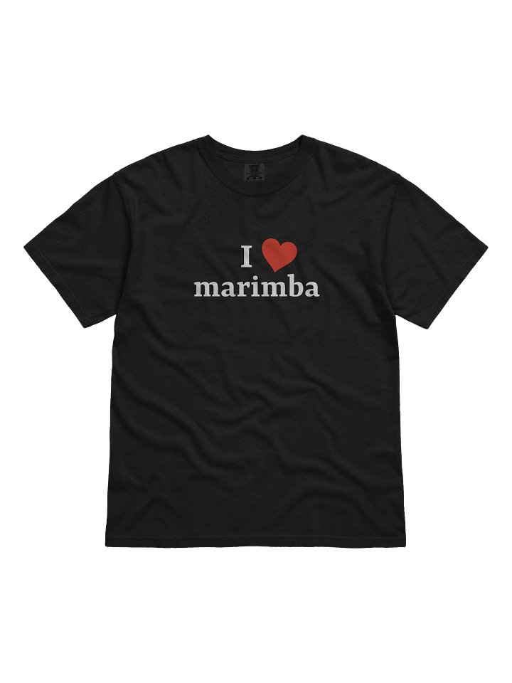I <3 marimba | short sleeve comfort colors t-shirt product image (1)