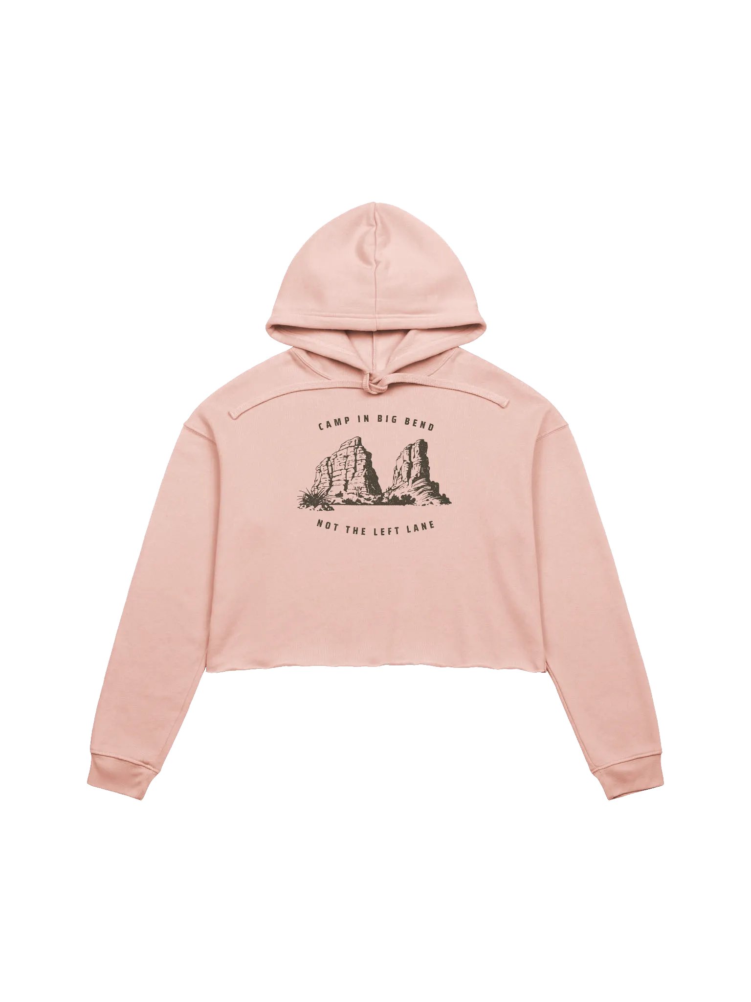 Camp in Big Bend Cropped Hoodie product image (1)