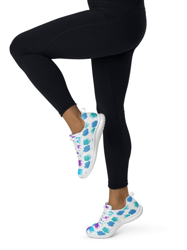 Splash Wave: Abstrakte Grafik-Sneaker Women's Athletic Shoes product image (2)