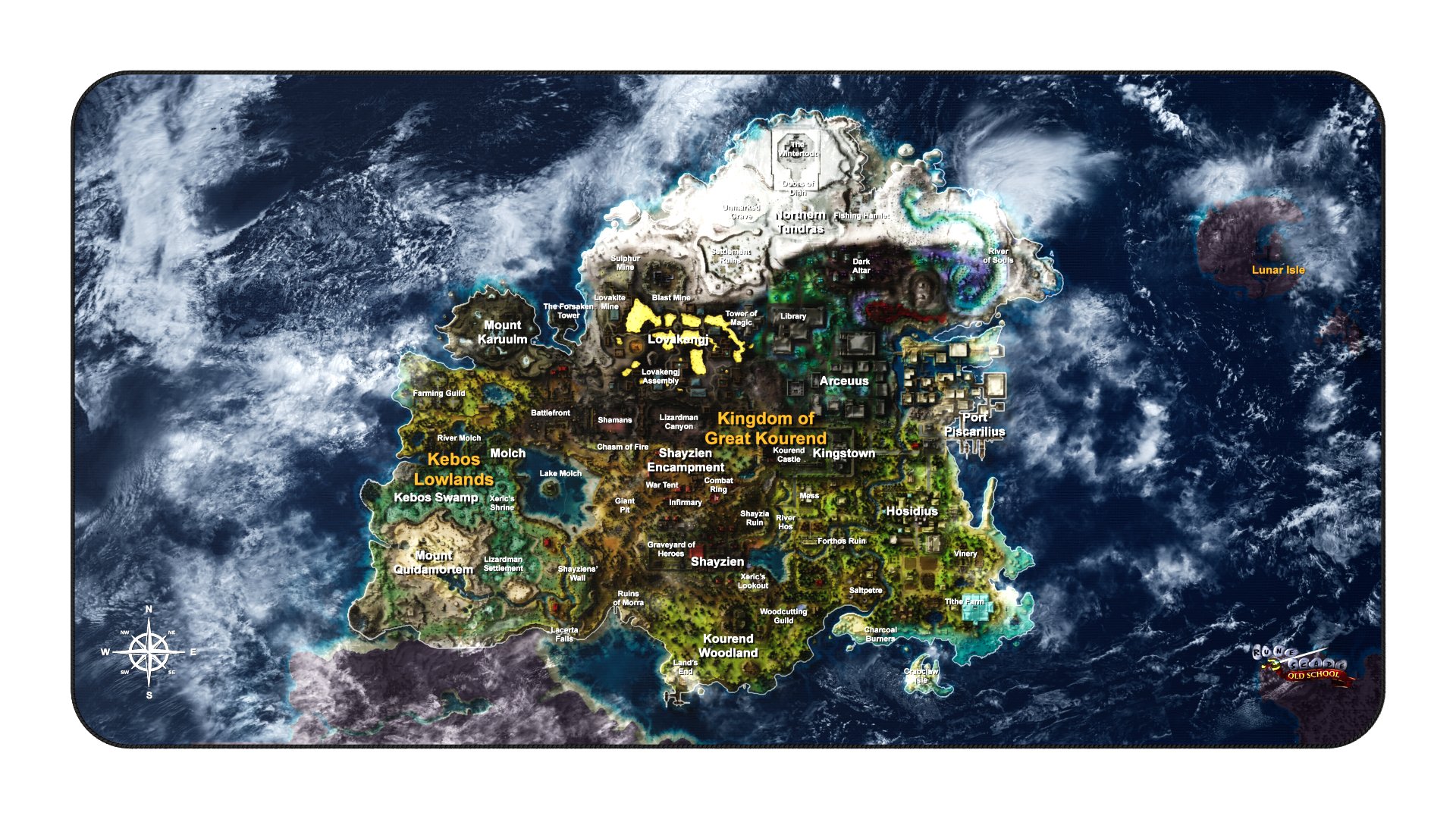 Detailed Kingdom of Kourend Desk Mat product image (6)