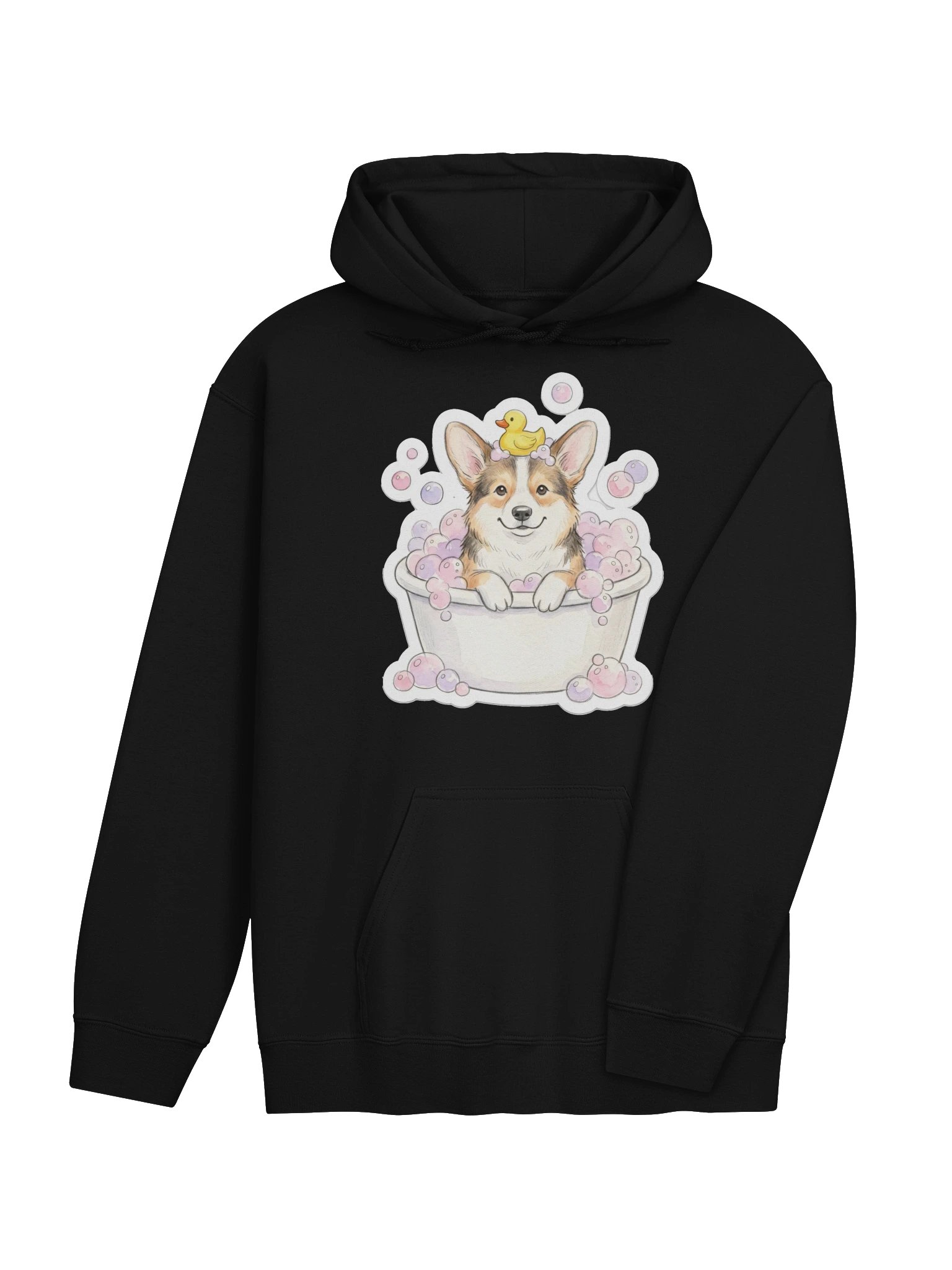 Bubble Bath Corgi Hoodie product image (10)