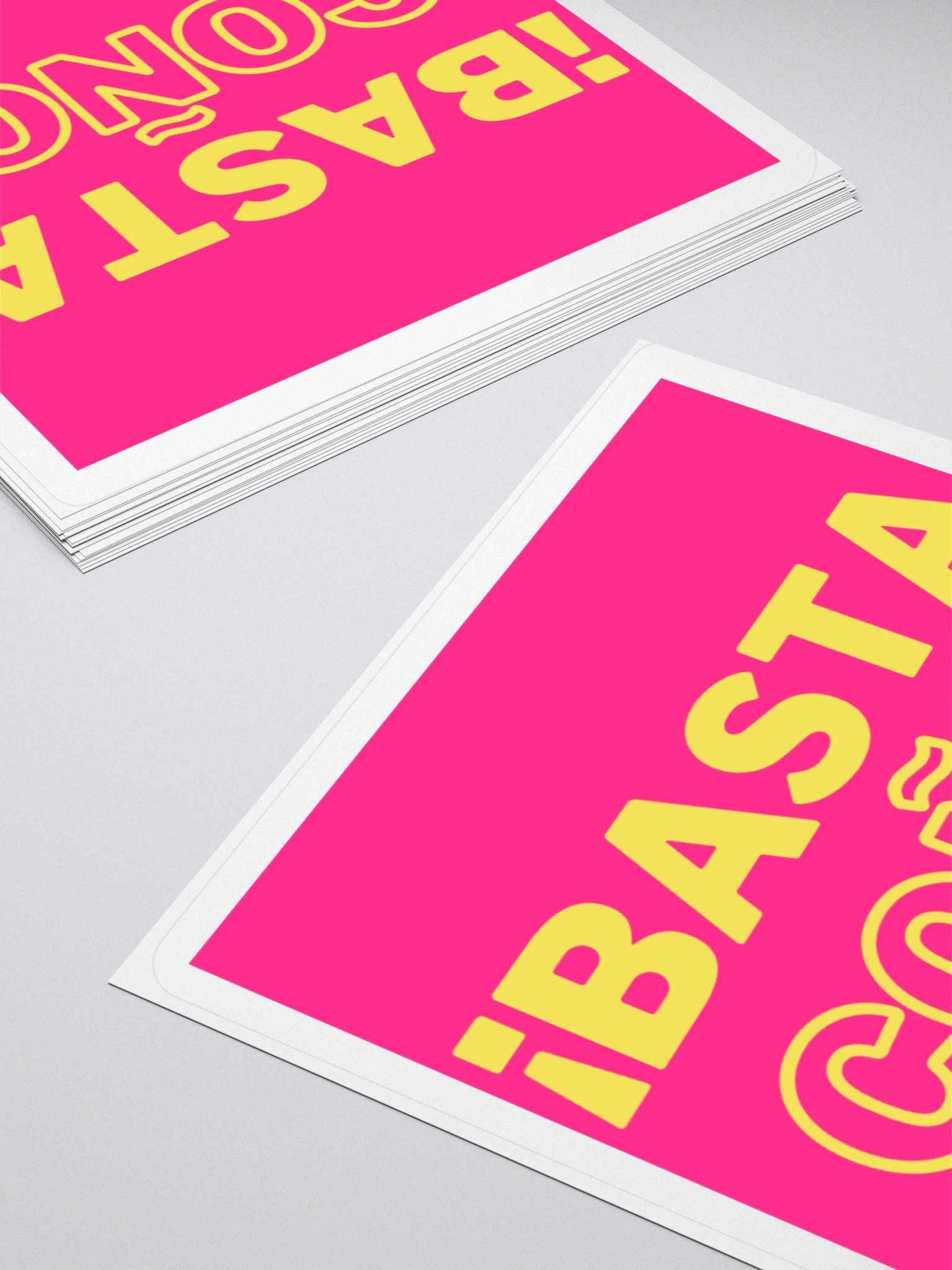 "Basta Coño" Sticky product image (6)
