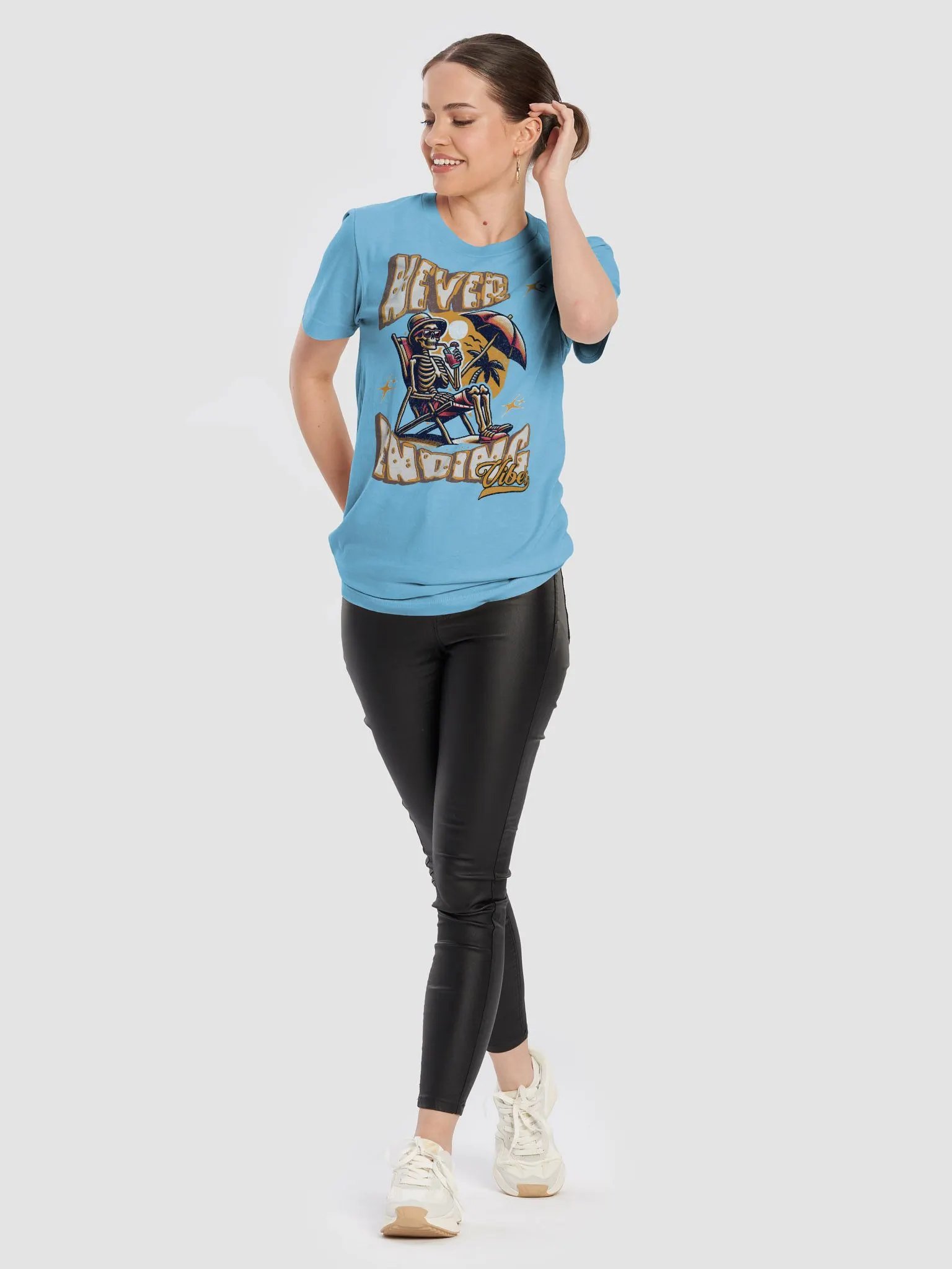 Never Ending Vibes Skeleton T-Shirt product image (6)