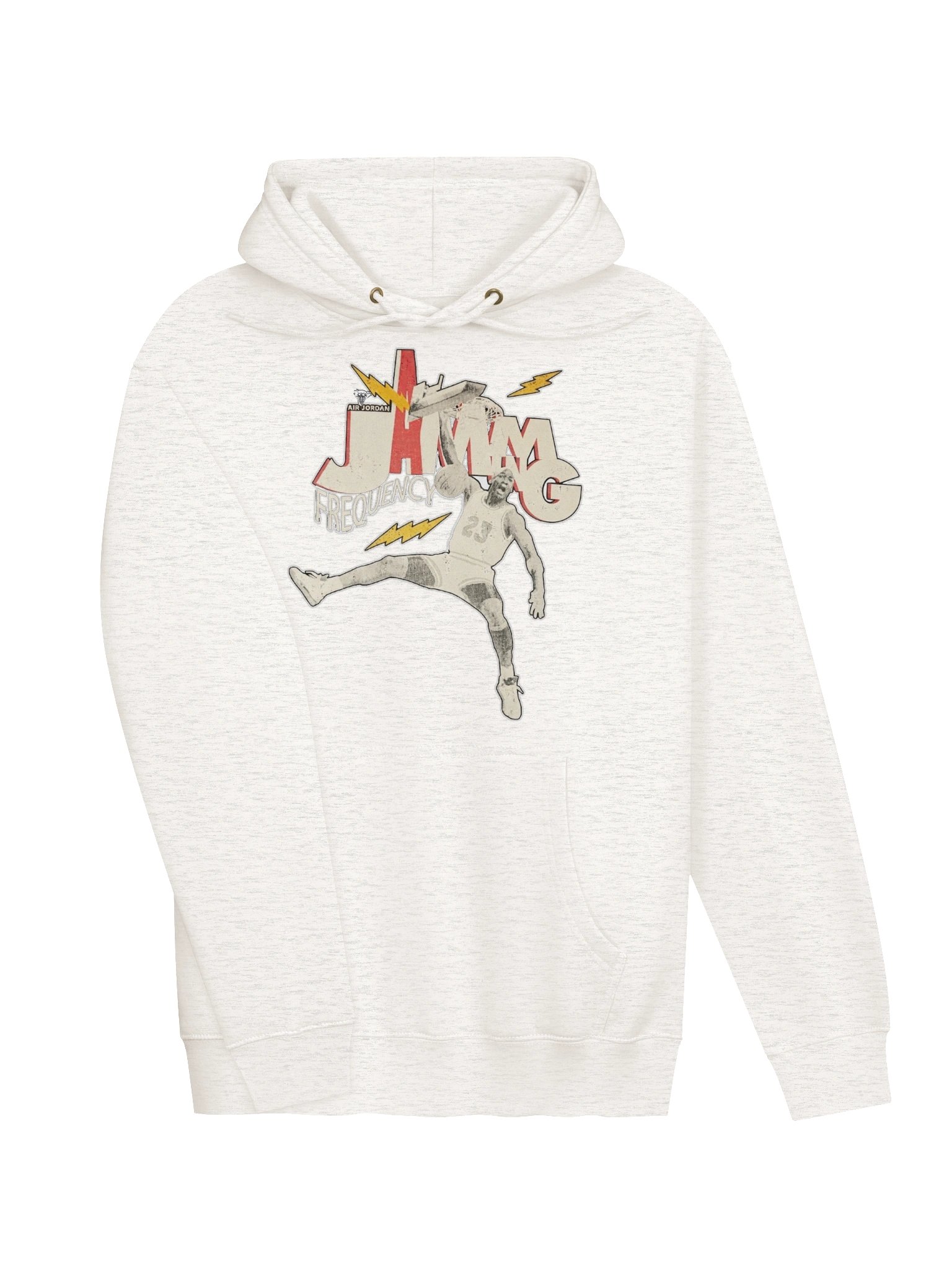 90s VINTAGE RETRO AIR JORDAN JAMMING FREQUENCY HOODIE product image (23)