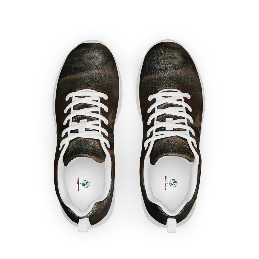 Earth Wave Camouflage Pattern Men's Athletic Shoes product image (1)