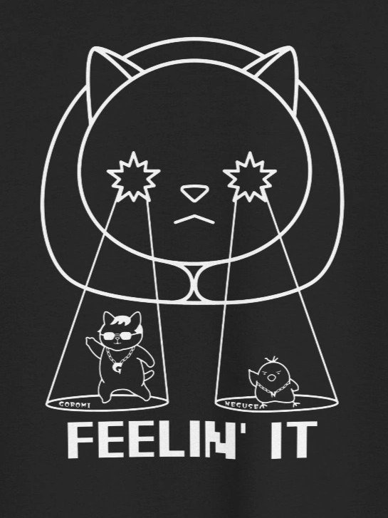 Goromi the Cat (Surreally Spotlighted Dancing) - Unisex Youth Sweatshirt product image (1)