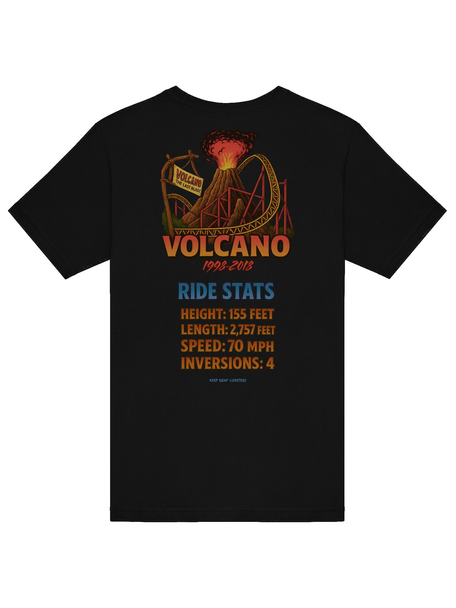 Volcano - The Blast Coaster Tee product image (6)