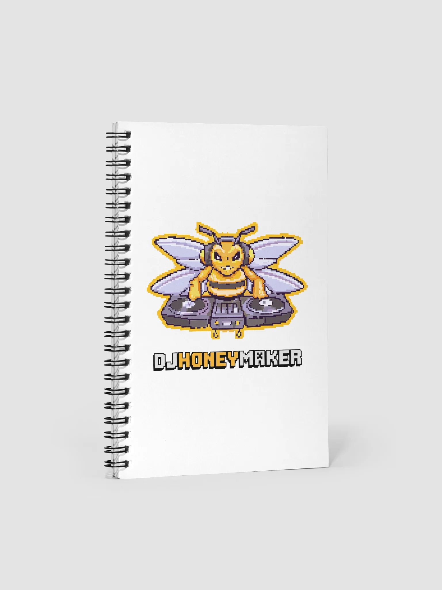 8 Bit Logo Spiral Notebook product image (1)