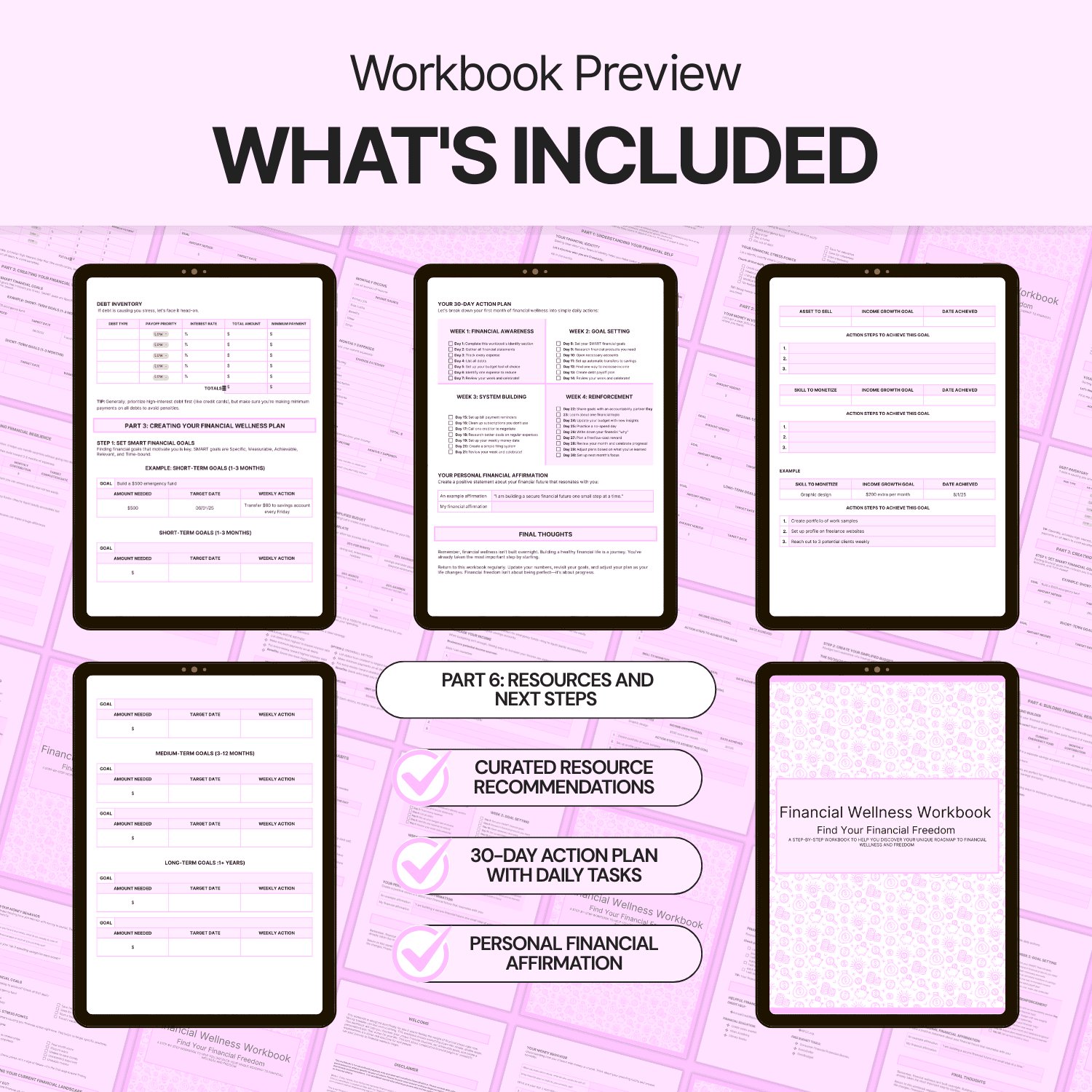 Financial Wellness Workbook - Google Docs product image (8)