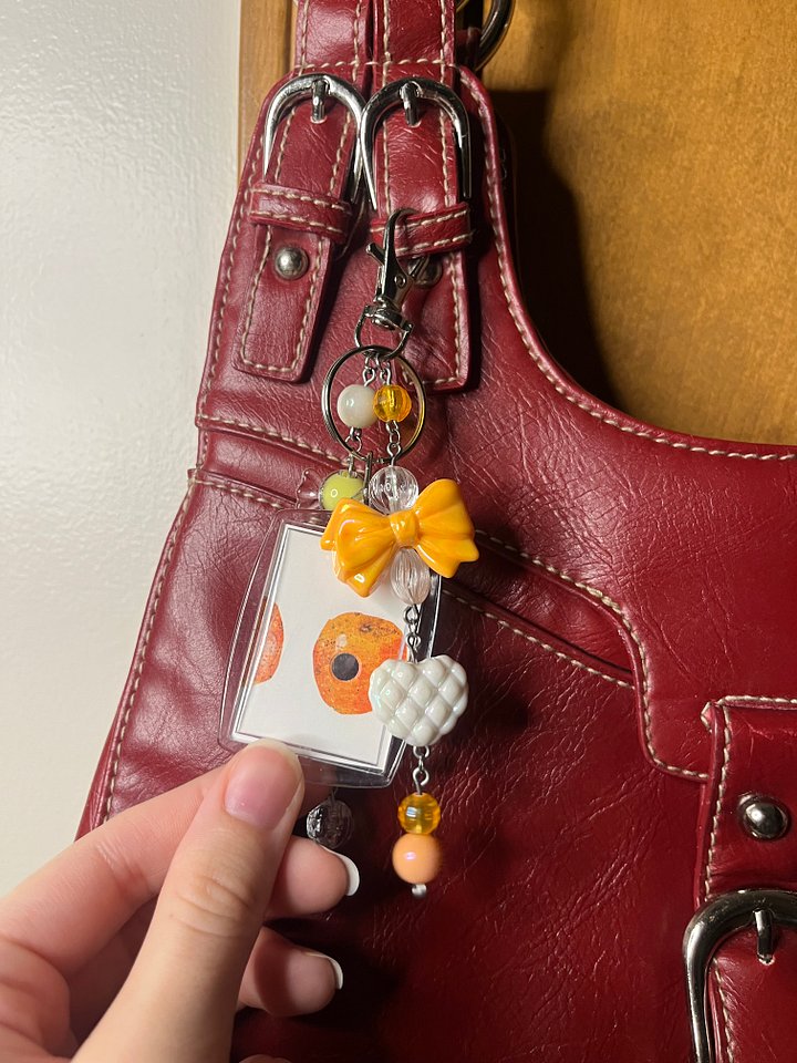 The Caterpillar’s Peaches & Pickles Deluxe Bag Charm product image (2)