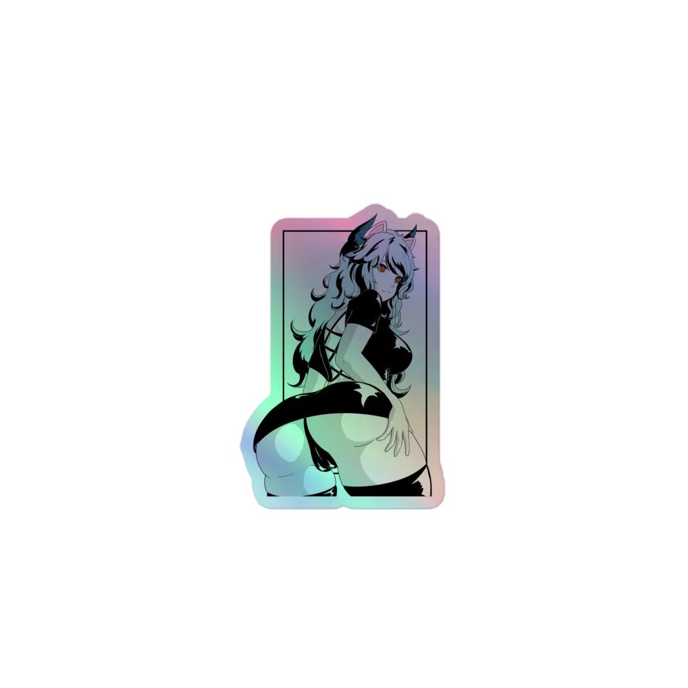 Bhelsebub Waifu Holo Sticker product image (1)
