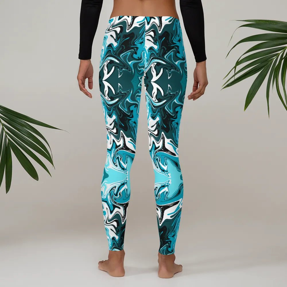 Blue Swirl Leggings product image (3)
