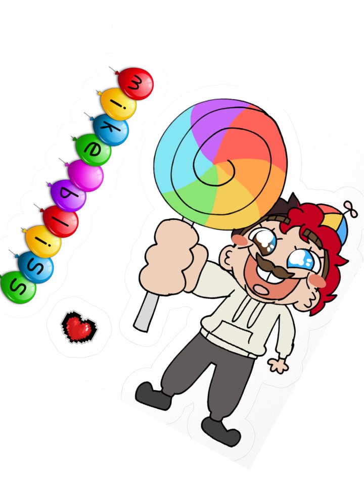 mike bliss - silly sticker set product image (2)
