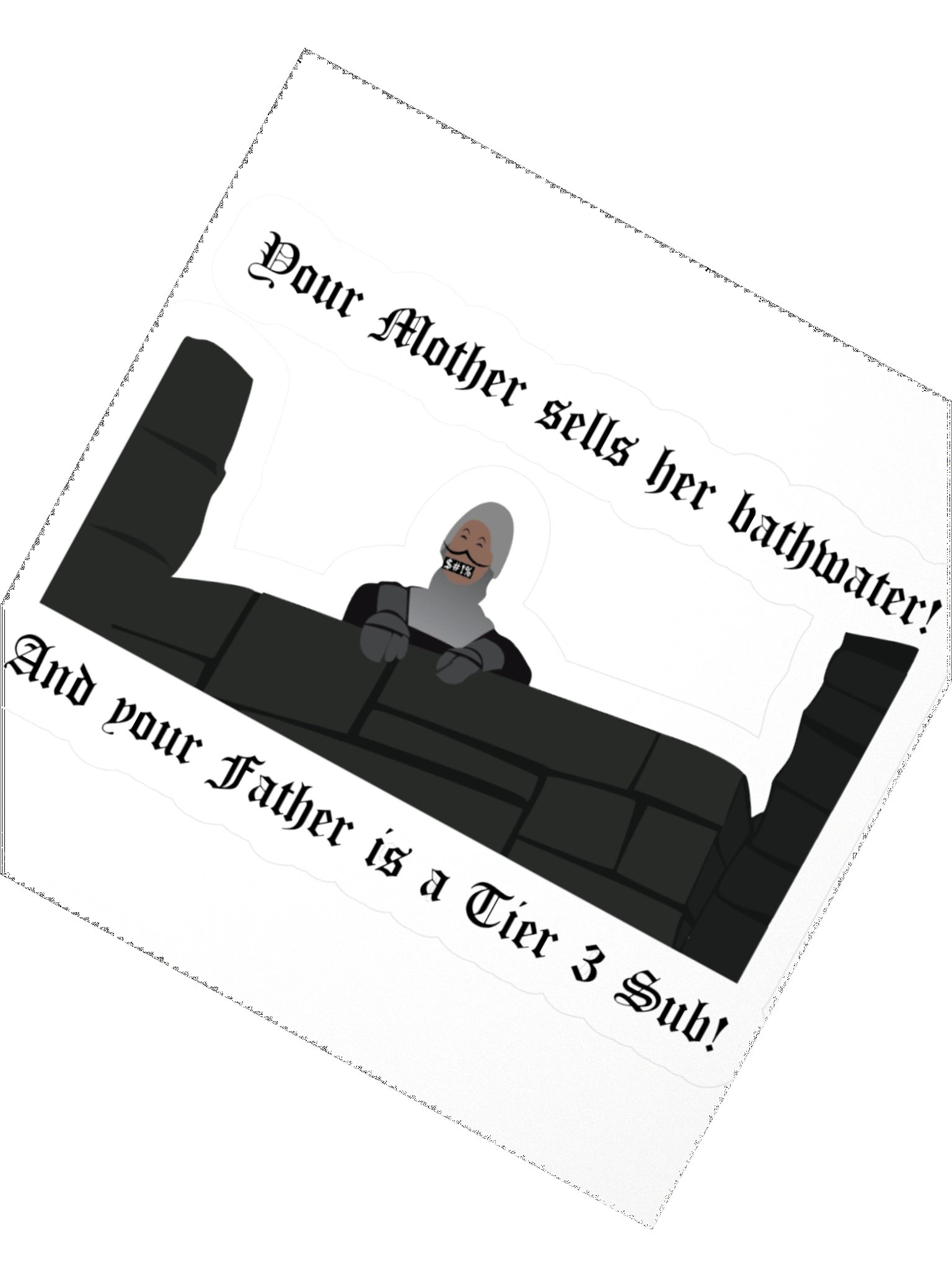 Monty Python Bath Water Sticker product image (2)
