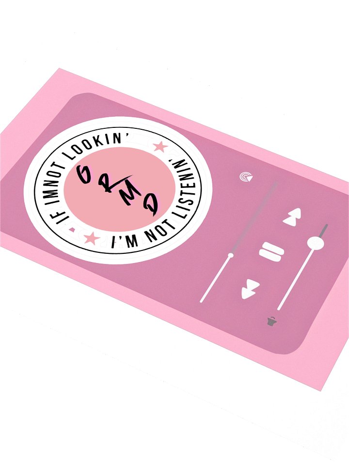 Not Listenin' Sticker product image (2)