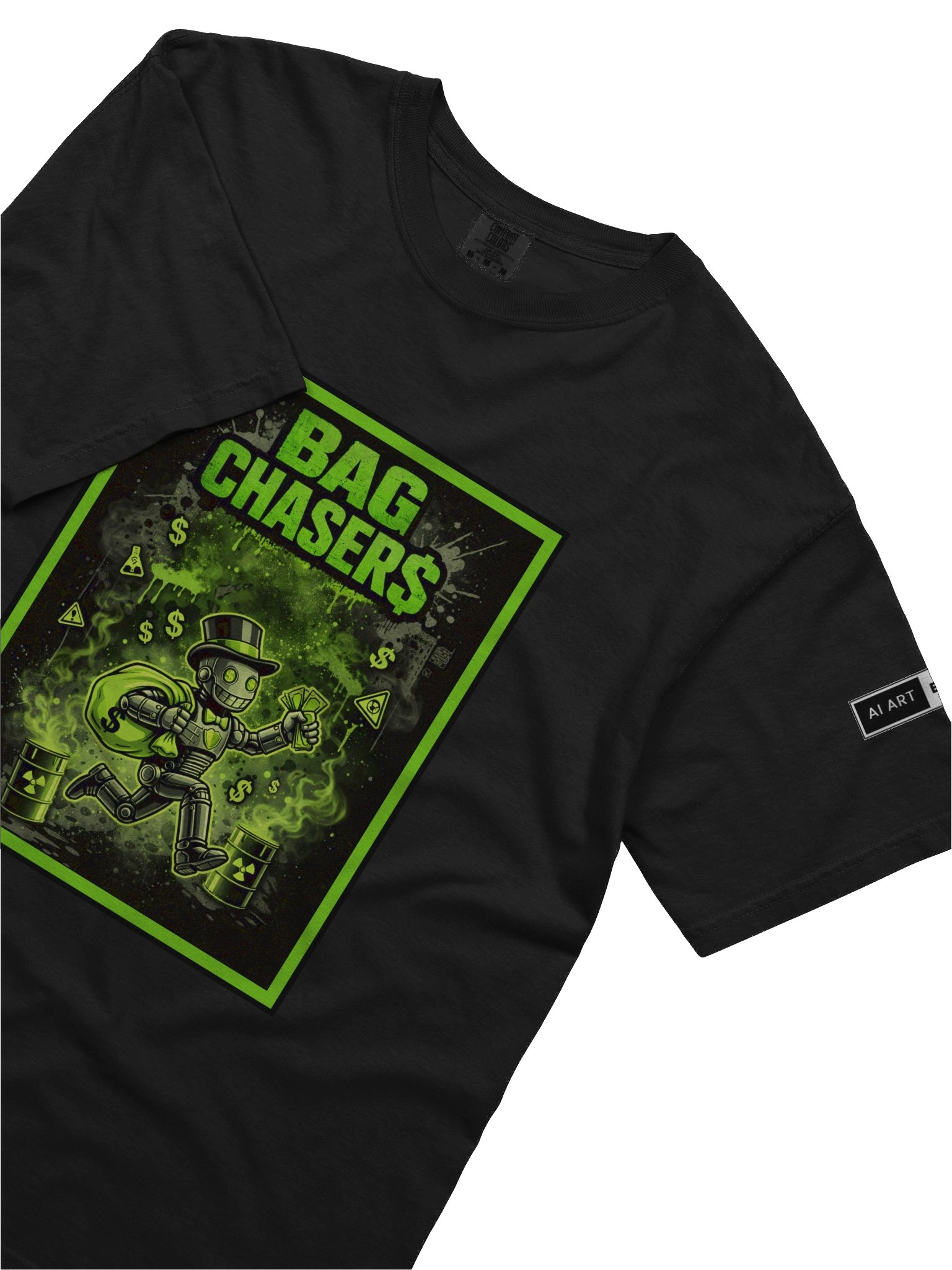 "BAG CHASERS" 100% cotton T-shirt product image (3)