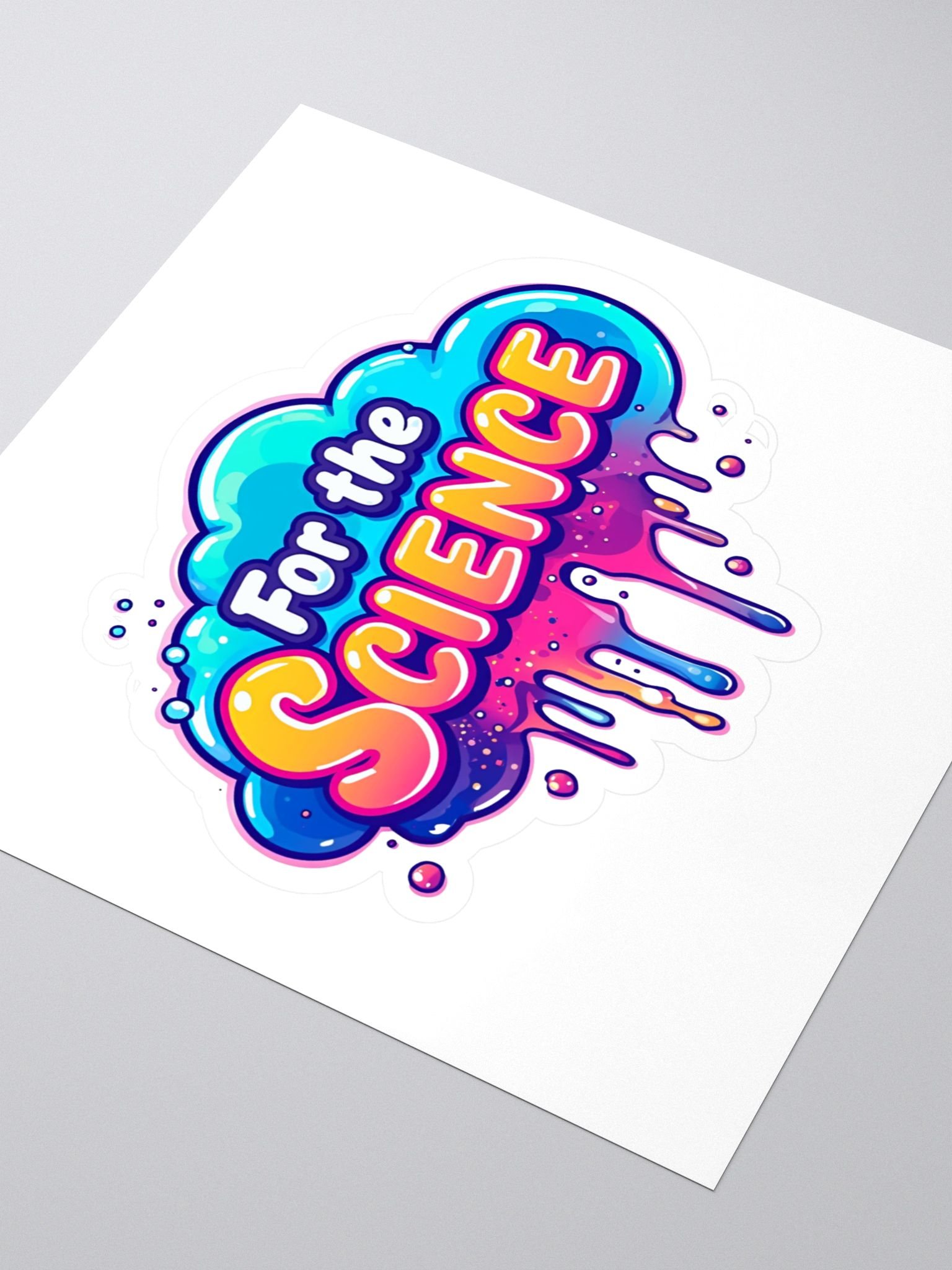 For the Science! Vinyl Stickers product image (3)