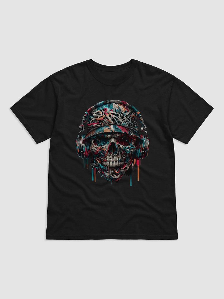 Graffiti Skull DJ T-Shirt product image (2)