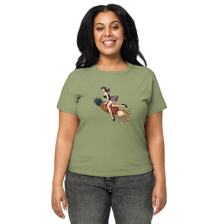 Pineapple Rocket Girl short-waisted Women's T-shir product image (1)