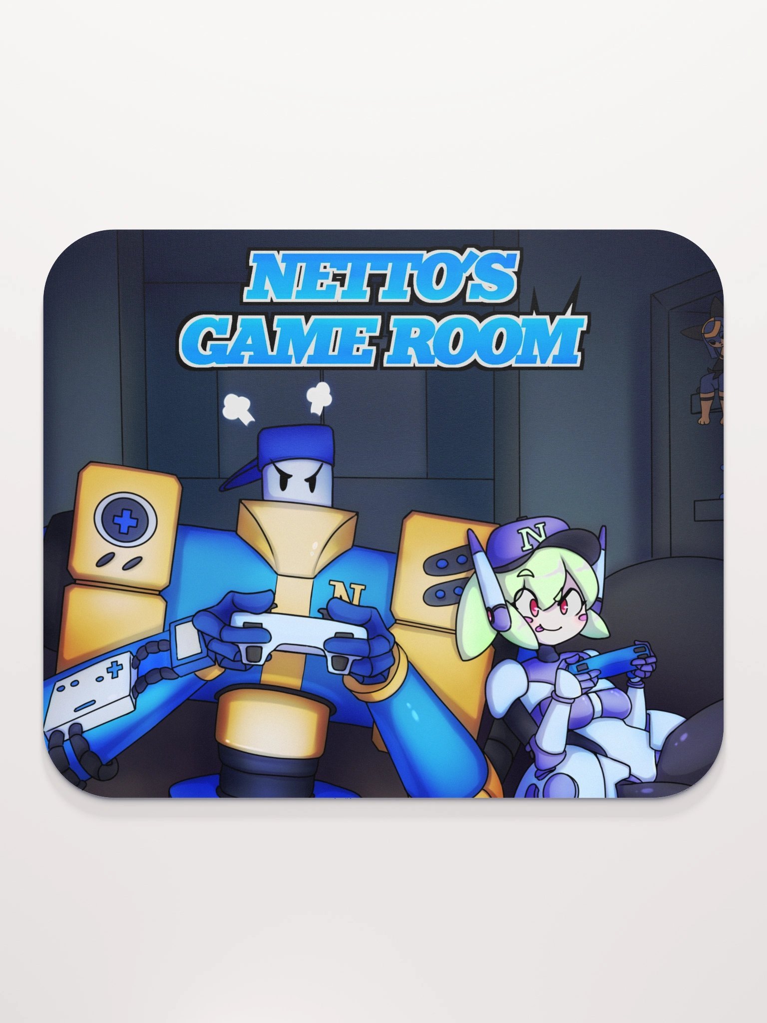 Netto's Game Room - Late Night Gaming Mouse Pad product image (2)
