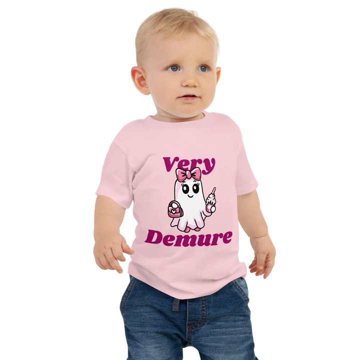Very Demure Cute Ghost Baby Jersey T-Shirt product image (2)