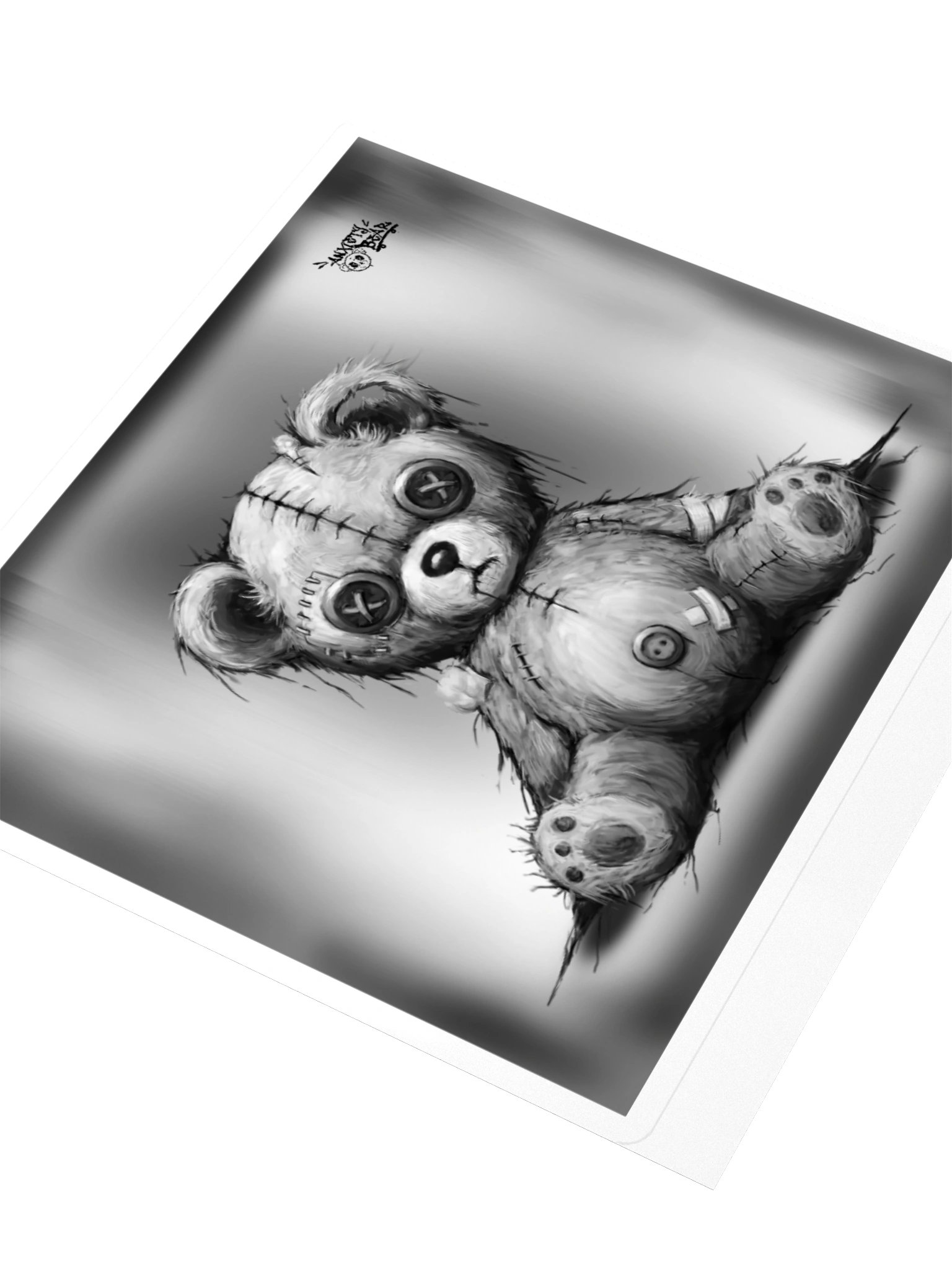 Anxiety Bear Spooky Sticker product image (7)
