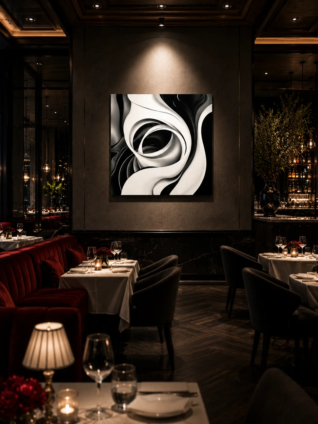 "Crescent Rose" wall art product image (4)