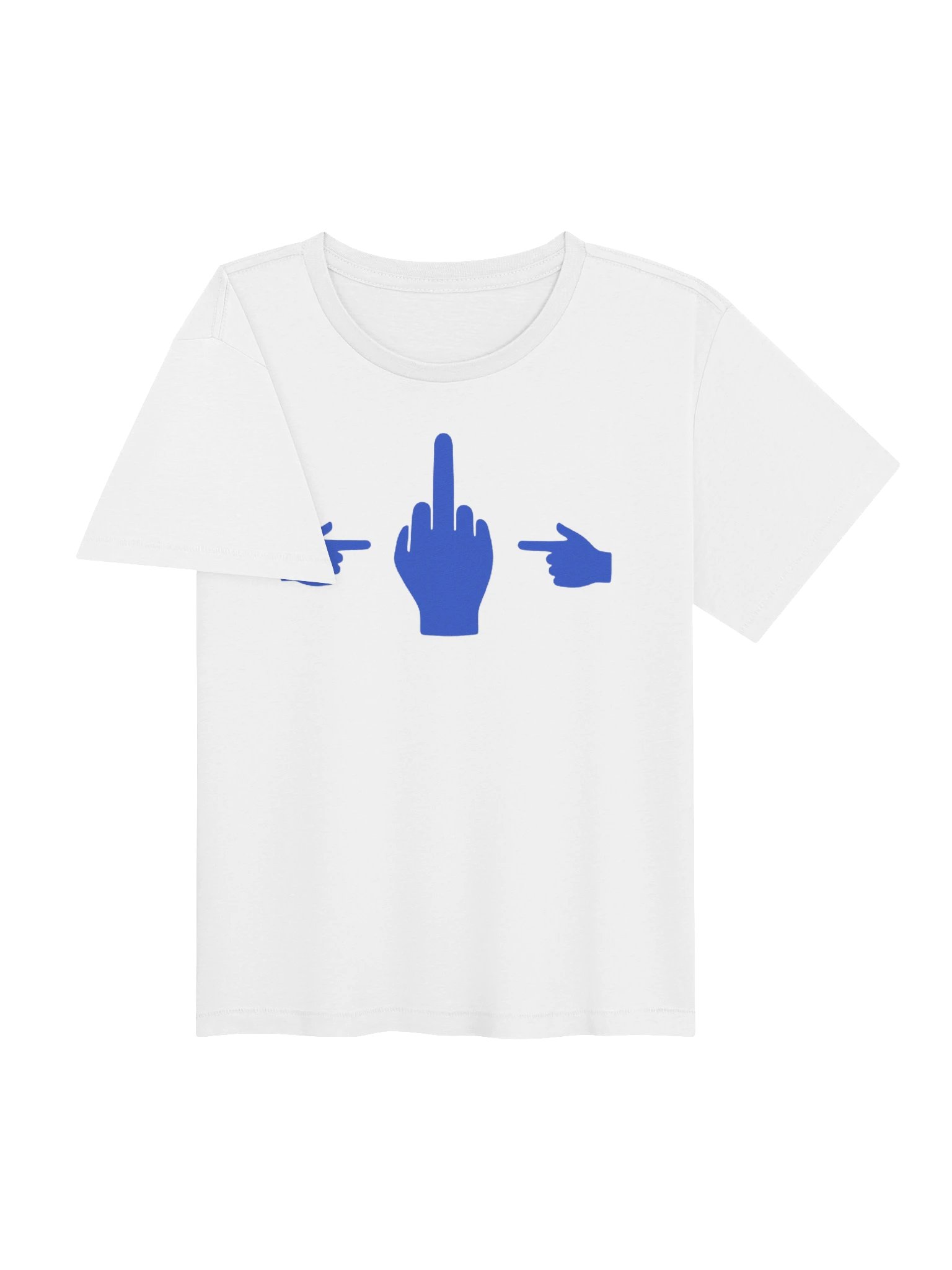 No Middle Finger Point ShopCo Royal Women's Tee product image (3)
