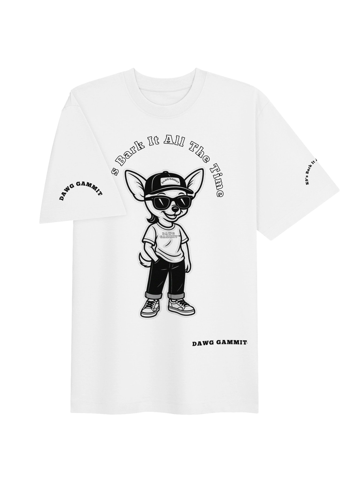DAWG GAMMIT Chihuahua Dawg Heavy T-shirt product image (3)