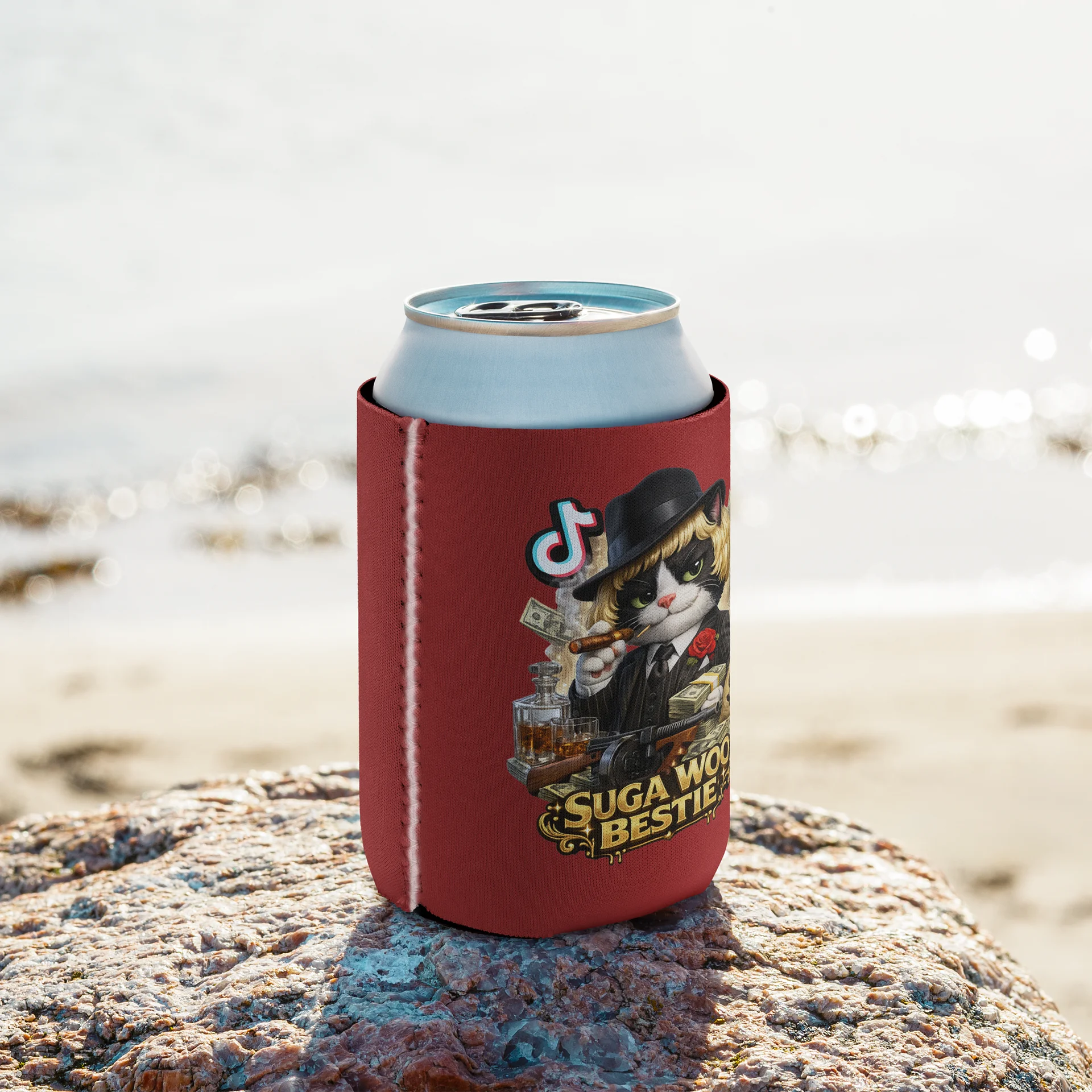 ''Suga Woo Bestie Mafia'' Coozie Can Cooler product image (9)