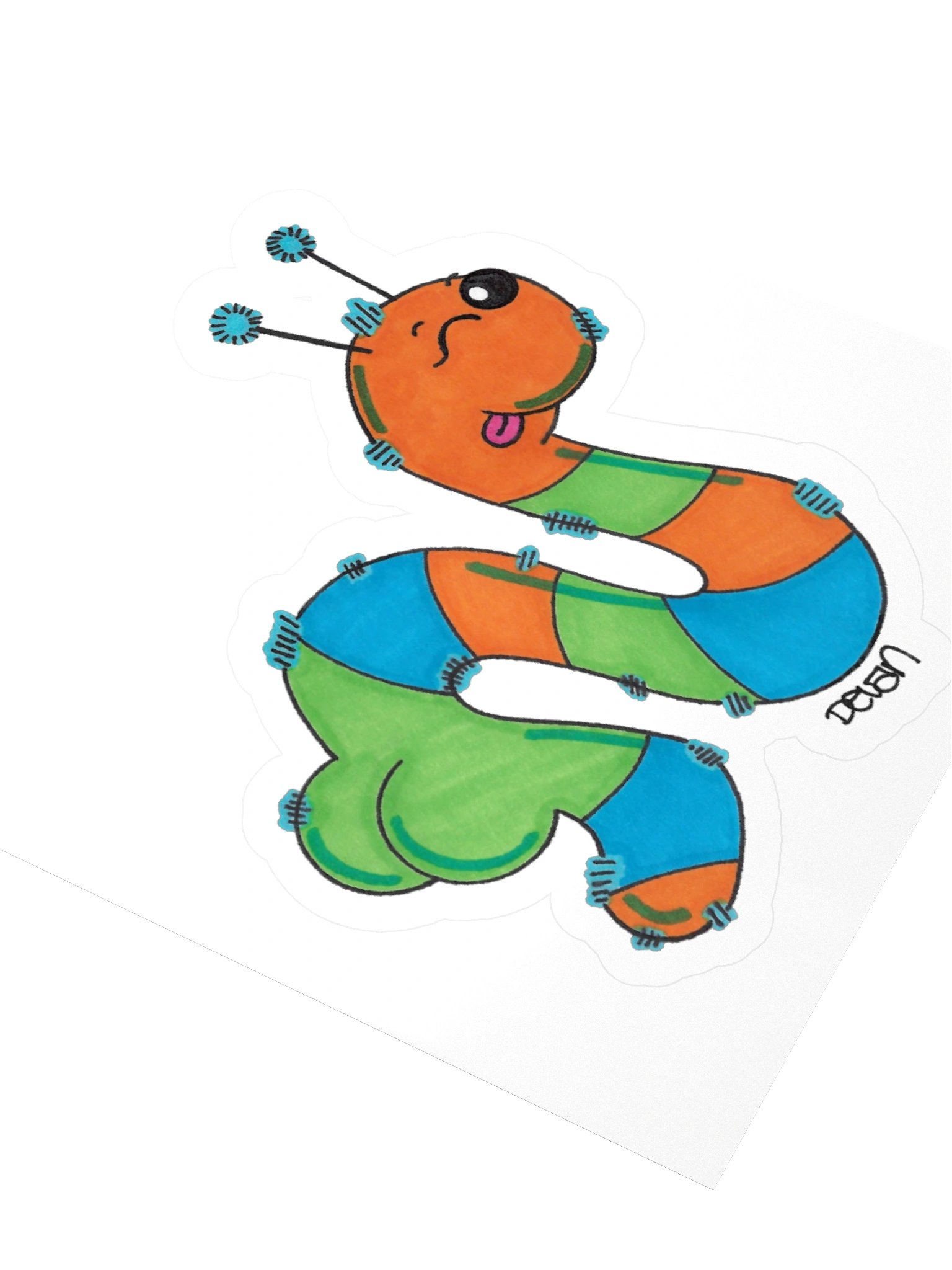 Butts: Inchworm Sticker product image (3)